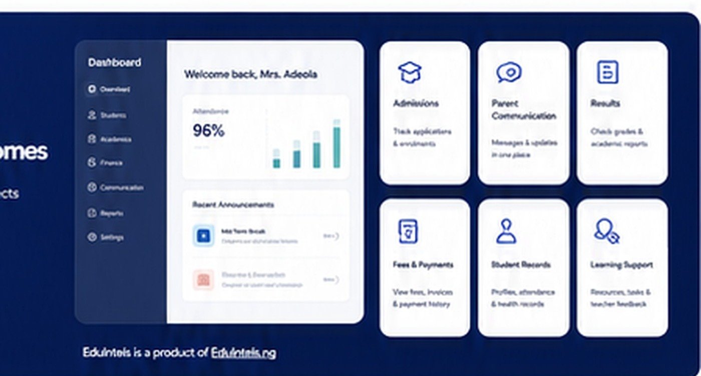 EduIntels school management dashboard